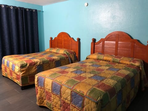 2 Queen Beds, Non-Smoking- ADA Accessible, Ground Floor | Living area | 40-inch LCD TV with cable channels, TV