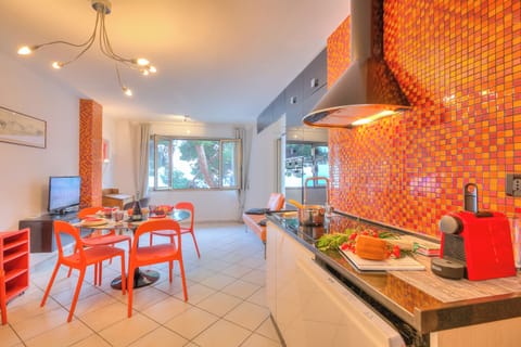 Standard Apartment, 2 Bedrooms, Sea Facing (Il Suono del Mare 200m from sea) | Private kitchen | Fridge, oven, stovetop, dishwasher