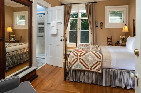 Hemingway Room | Premium bedding, pillowtop beds, individually decorated, desk