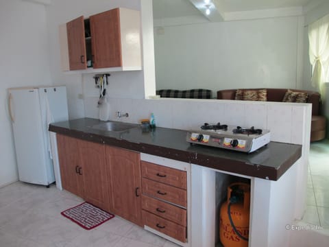 Suite, 1 Bedroom | Private kitchen | Full-size fridge, stovetop, electric kettle, cookware/dishes/utensils