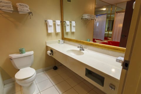 Suite (Jacuzzi) | Bathroom | Free toiletries, hair dryer, towels