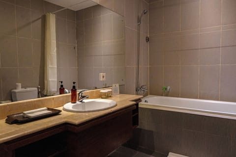 Deluxe River | Bathroom | Free toiletries, hair dryer, towels