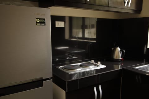 Superior Apartment, 1 Bedroom | Private kitchen | Fridge, electric kettle