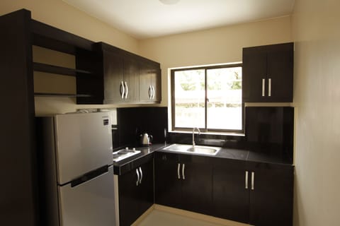 Superior Apartment, 1 Bedroom | Private kitchen | Fridge, electric kettle