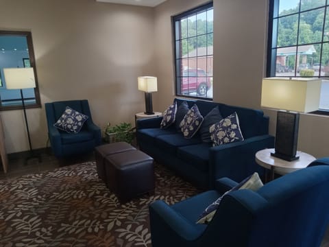 Lobby sitting area