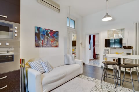 Apartment, 1 Bedroom | Living area | Flat-screen TV