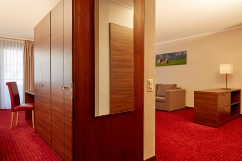 Superior Apartment, Balcony | In-room safe, desk, laptop workspace, iron/ironing board