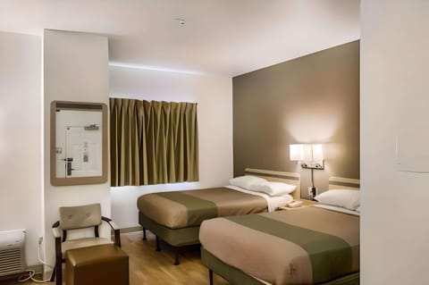 Standard Room, 2 Double Beds, Non Smoking | Premium bedding, individually furnished, desk, laptop workspace