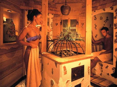 Sauna, steam room, 1 treatment room
