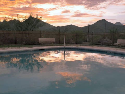 Seasonal outdoor pool