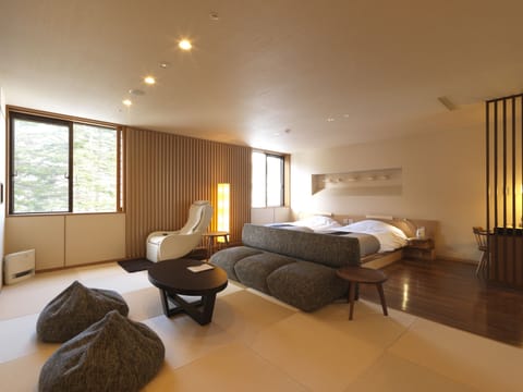 Suite Room with Private Open-Air Bath, Non Smoking | Premium bedding, in-room safe, desk, blackout drapes