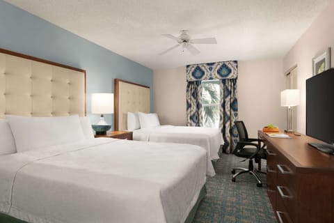 Suite, 2 Queen Beds, Non Smoking | 1 bedroom, pillowtop beds, desk, laptop workspace