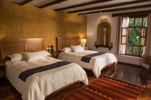 Deluxe Suite, 2 Double Beds | Premium bedding, down comforters, pillowtop beds, minibar