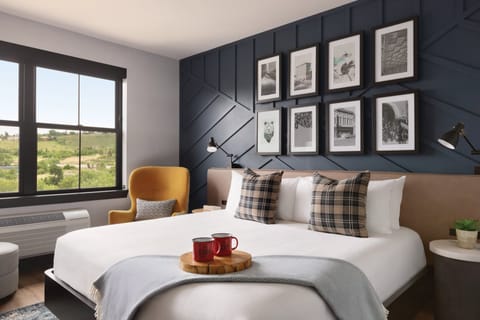 In-room safe, desk, laptop workspace, blackout drapes