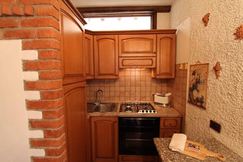 Apartment | Private kitchen | Fridge, microwave, oven, stovetop