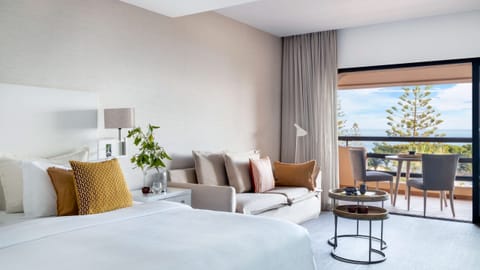 Junior Suite, Ocean View | Hypo-allergenic bedding, minibar, in-room safe, desk