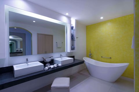 Free toiletries, hair dryer, towels, soap