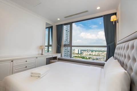 Premium Apartment, 3 Bedrooms, Balcony, City View (Sens House) | View from room