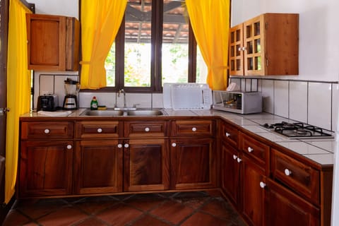 Deluxe Villa, 2 Bedrooms, Pool View | Private kitchen | Fridge, microwave, stovetop, coffee/tea maker