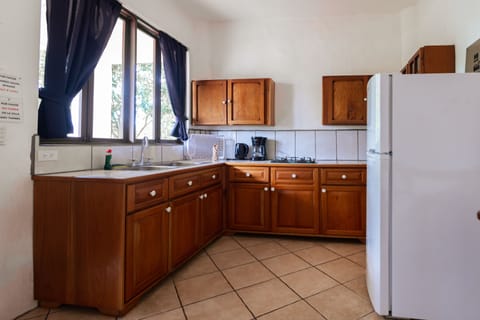 Villa Superior Doble | Private kitchen | Fridge, microwave, stovetop, coffee/tea maker