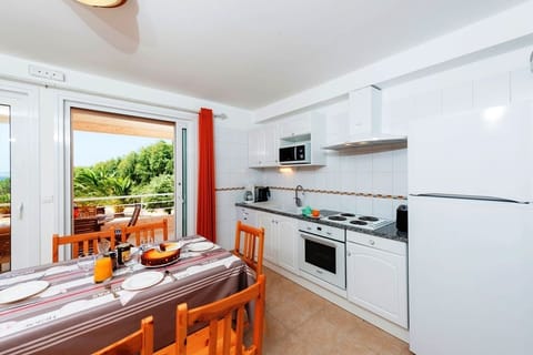 Apartment, 2 Bedrooms | Private kitchen | Full-size fridge, microwave, stovetop, coffee/tea maker