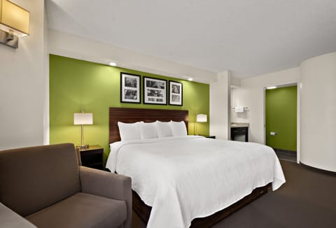 Business Room, 1 King Bed, Non Smoking | In-room safe, desk, laptop workspace, blackout drapes