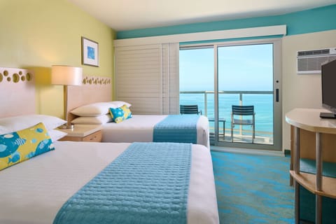 Deluxe Room, Oceanfront | In-room safe, desk, blackout drapes, iron/ironing board