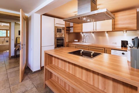 Panoramic Apartment, Balcony | Private kitchen