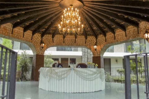 Outdoor wedding area