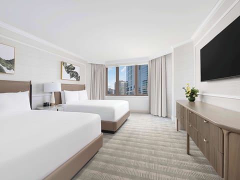 Fairmont Gold, Room, 2 Queen Beds | Premium bedding, down comforters, pillowtop beds, minibar