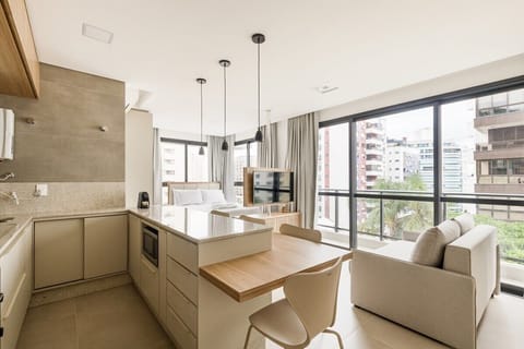 Design Apartment | Private kitchen | Fridge, microwave, espresso maker, cookware/dishes/utensils