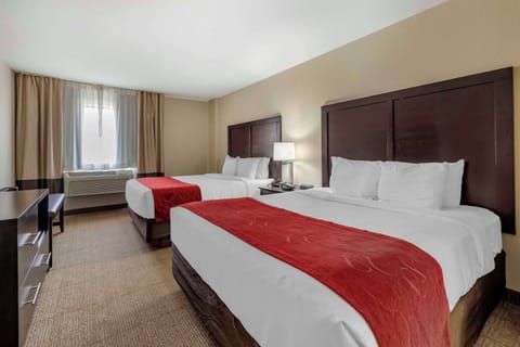 Suite, 2 Queen Beds, Accessible, Non Smoking | 1 bedroom, premium bedding, pillowtop beds, in-room safe