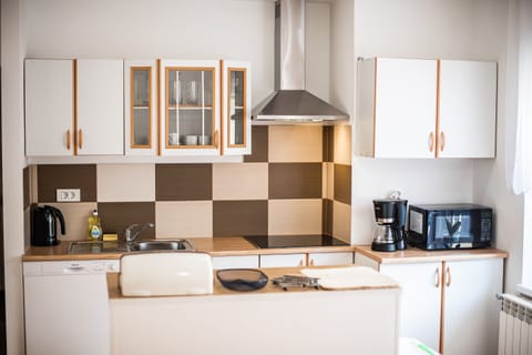 Apartment (One bedroom Apartment 1) | Private kitchen | Fridge, microwave