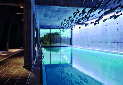 Indoor pool, seasonal outdoor pool