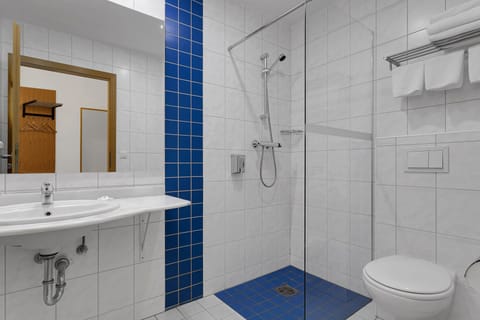 Triple Room | Bathroom | Shower, hair dryer, towels