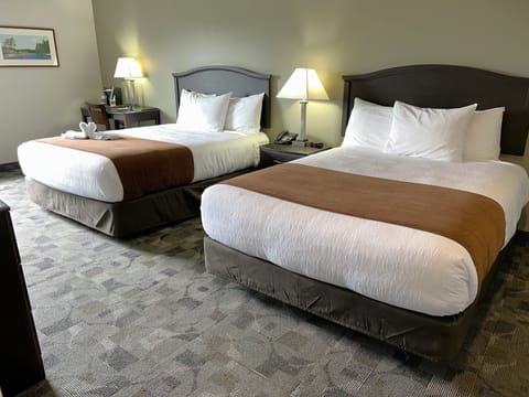 Extended Room, 2 Queen Beds | Egyptian cotton sheets, premium bedding, pillowtop beds, desk