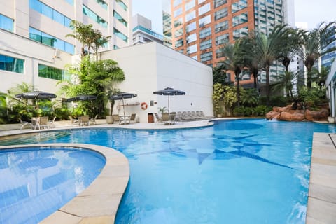 Indoor pool, outdoor pool, sun loungers