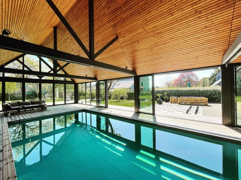 Indoor pool, open 9:00 AM to 8:00 PM, sun loungers
