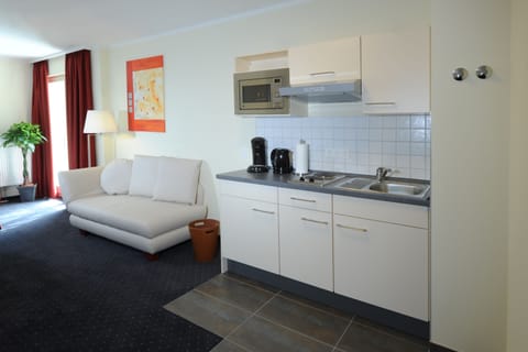 Superior Apartment, 1 Double Bed with Sofa bed | Private kitchen | Fridge, highchair