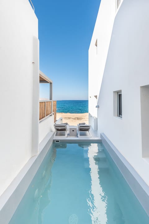 Suite, Private Plunge Pool, Sea View | Balcony view