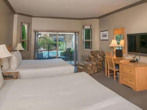 Room, 2 Double Beds, Poolside | Premium bedding, down comforters, pillowtop beds, individually decorated