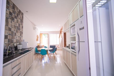 Deluxe Apartment, 2 Bedrooms | Private kitchen | Fridge, microwave, oven, toaster