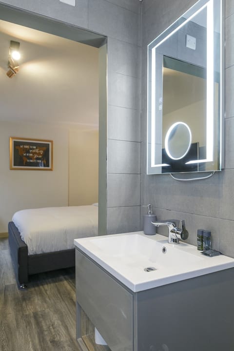 Luxury Double Room | Bathroom | Shower, free toiletries, hair dryer, slippers