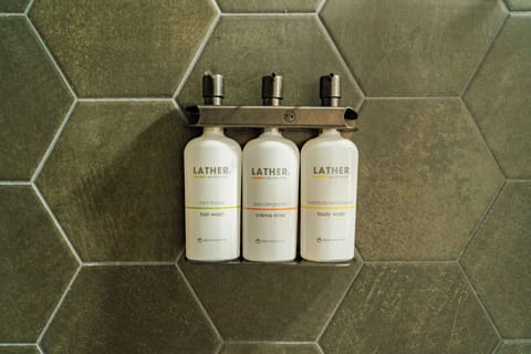 Eco-friendly toiletries, hair dryer, bathrobes, slippers