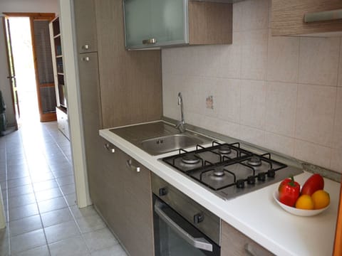 House, 2 Bedrooms, Smoking, Patio | Private kitchen | Fridge, cookware/dishes/utensils