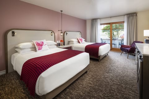 Room, 2 Queen Beds (Mission) | Egyptian cotton sheets, down comforters, pillowtop beds, in-room safe