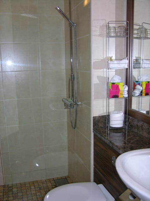 Family Room, Ensuite | Bathroom | Hair dryer, towels