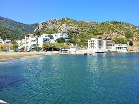 Beach nearby, sun loungers, beach umbrellas