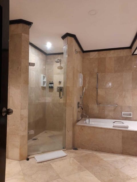 One Bedroom Villa | Bathroom | Shower, designer toiletries, hair dryer, bathrobes