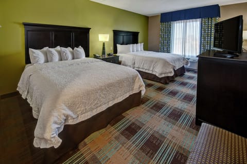 Room, 2 Queen Beds, Accessible | In-room safe, desk, blackout drapes, iron/ironing board